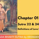 Ch 01 Sutra 22 to 24 - Bhakti Yoga - Definitions of Love Divine